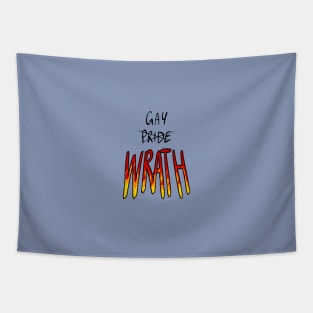 Wrath Not Pride Lgbt Tapestry