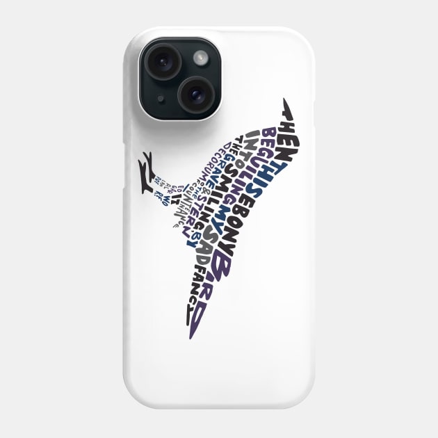 Ebony Raven Phone Case by Wander On Words