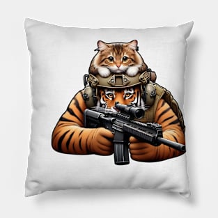 Tactical Tiger Pillow