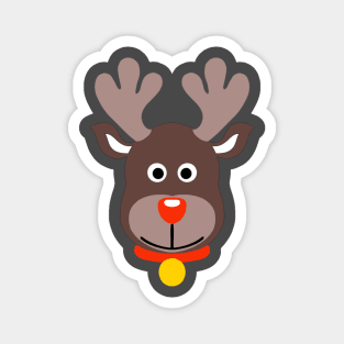 Rudolph the red nose raindeer Magnet
