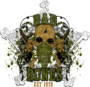 BAd Bones Skull Magnet