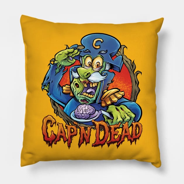 Cap'n Dead Pillow by FlylandDesigns