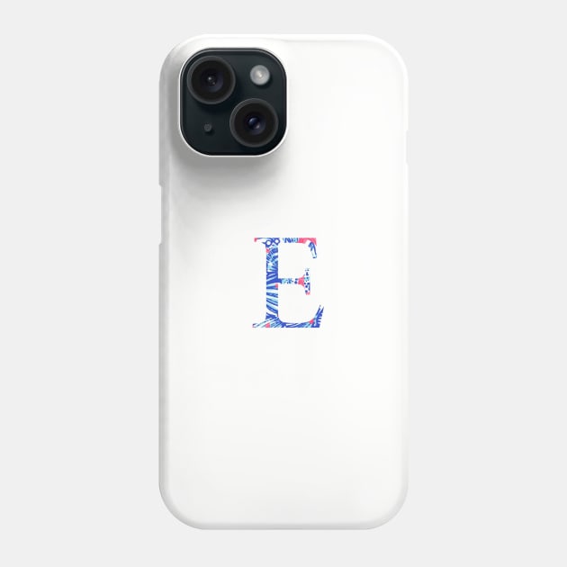 Epsilon Tropical Letter Phone Case by AdventureFinder