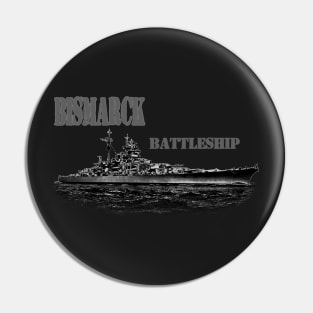 german Battleship Bismarck Pin