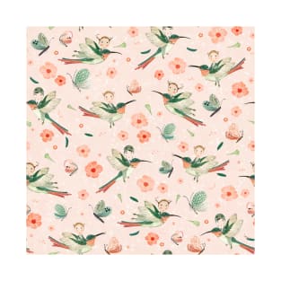 Hummingbird scouts (pink) T-Shirt
