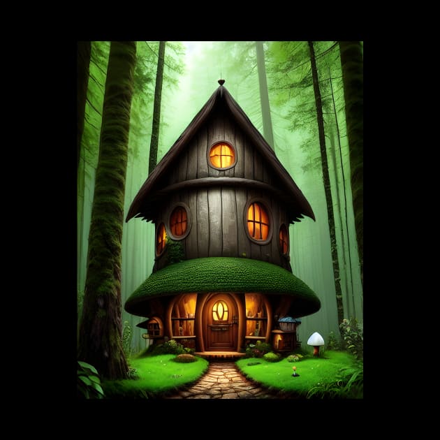 Mushroom House 06 by Jaymz Weiss Designz