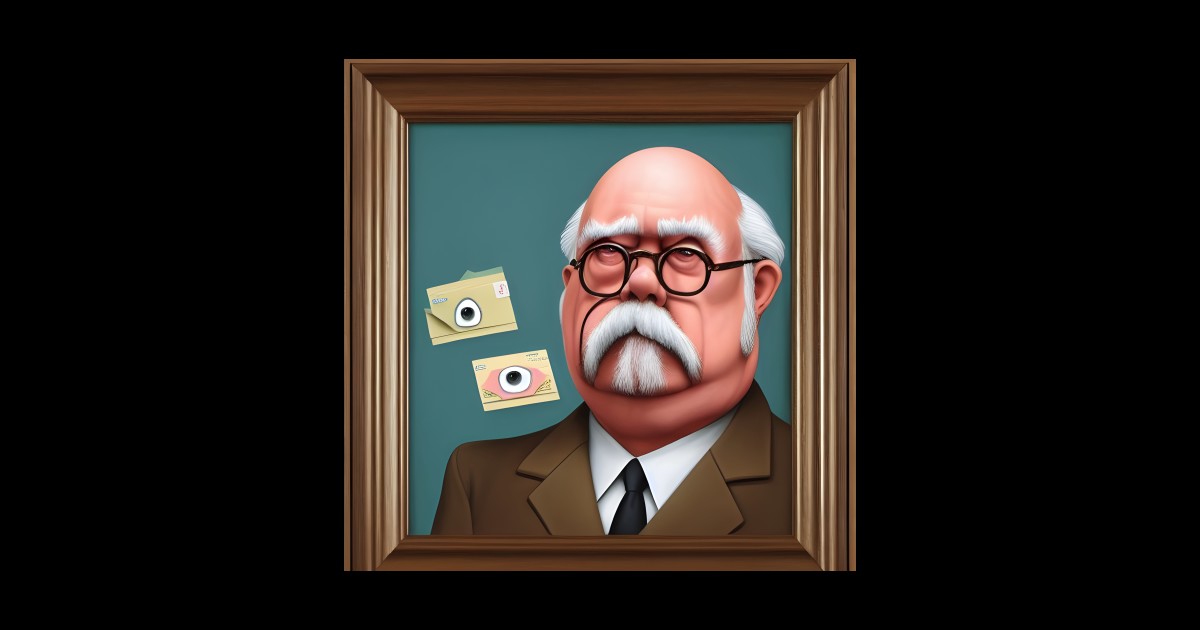 the POSTMASTER general???? - Surrealfeld - Sticker | TeePublic