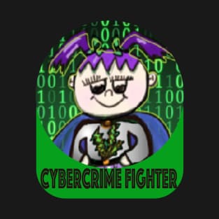 Cybercrime fighter superhero girl T-Shirt