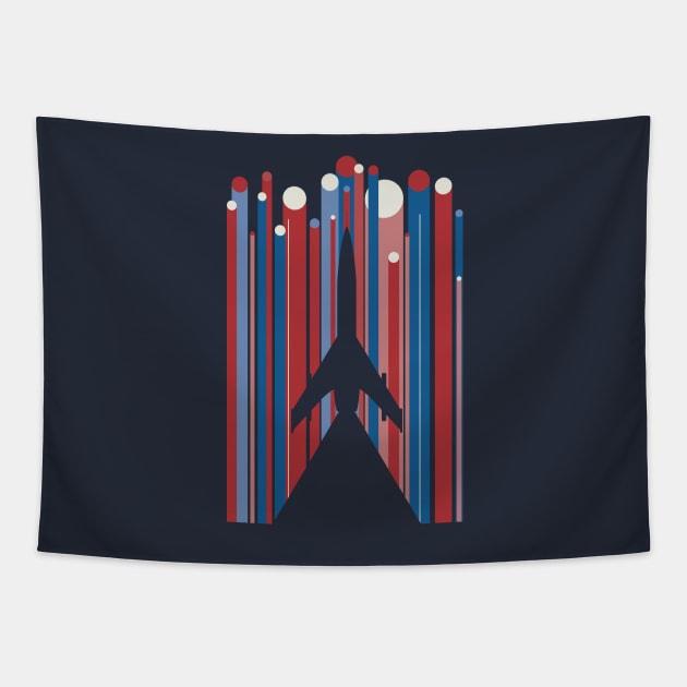 Rocket Launch Tapestry by CosmoQuestX