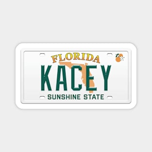 Kacey License Plate - FL Magnet