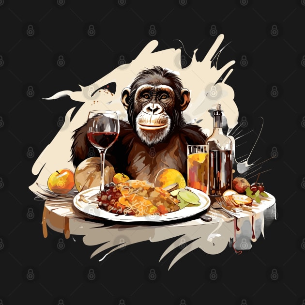 Happy Thanksgiving Monkey by Graceful Designs