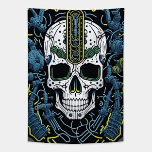 Cyborg Heads S02 D87 Tapestry
