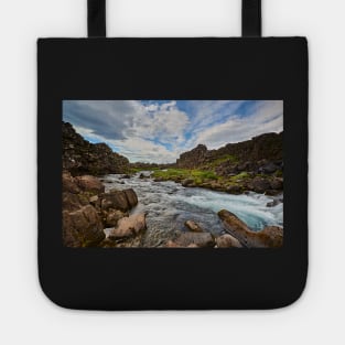 Stream, Thingvellir, Iceland Tote