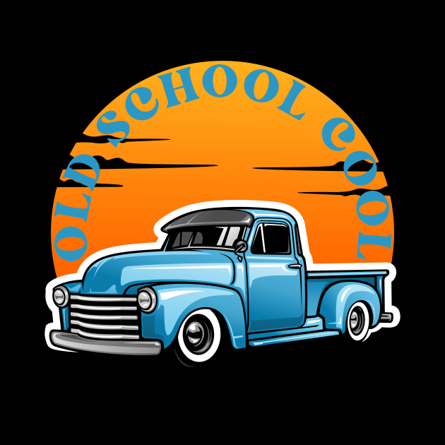 Vintage Haul '50s Truck. by Stupid Coffee Designs