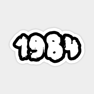 1984 white Magnet