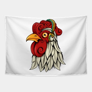 Decoretive Rooster listen music Tapestry