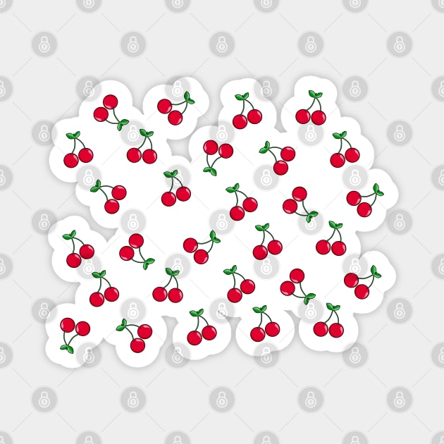 Cherries Magnet by Braeprint