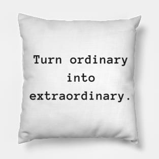 Extraordinary Essence: The Transformation Collection Pillow