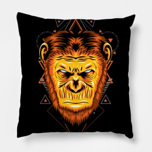 apes face head Pillow