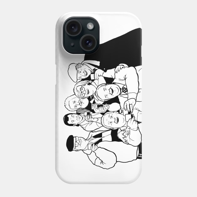 Still Game (White) Phone Case by littlefence