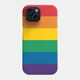 Rainbow Pride Flag (Proud LGBTQ+ Community Pride Flag) Phone Case