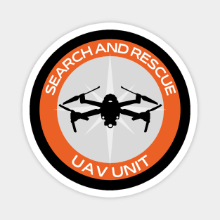 Search and Rescue UAV/Drone unit Patch Magnet