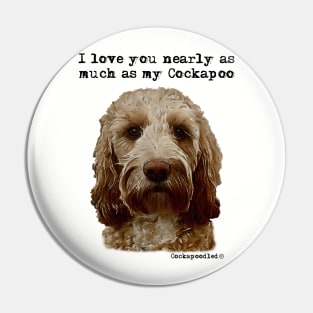 Cockapoo Dog Pin