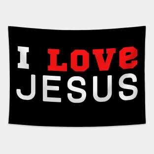 I Love Jesus Tapestry