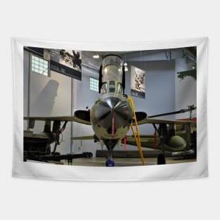 F-105G Wild Weasel Thunderchief Head-On Tapestry