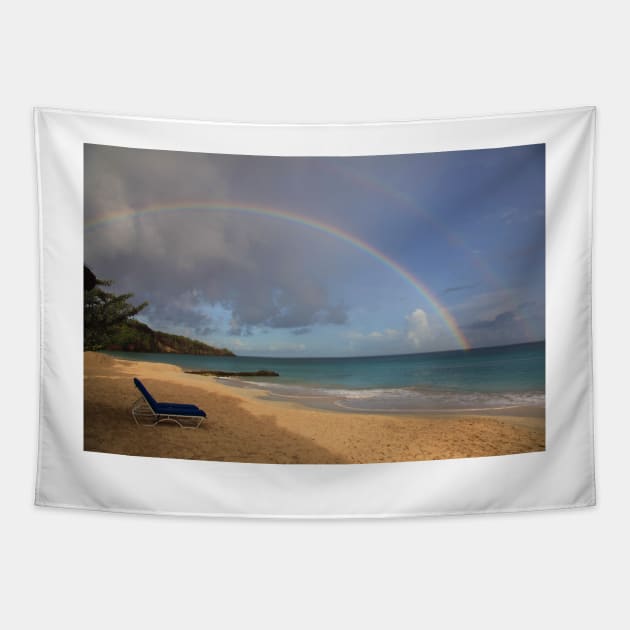 Grenada Rainbow Tapestry by JohnDalkin