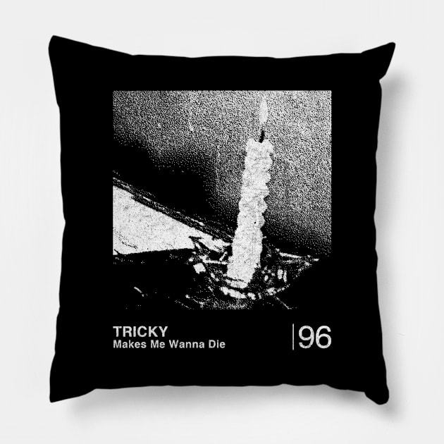 Tricky / Minimalist Graphic Artwork Design Pillow by saudade