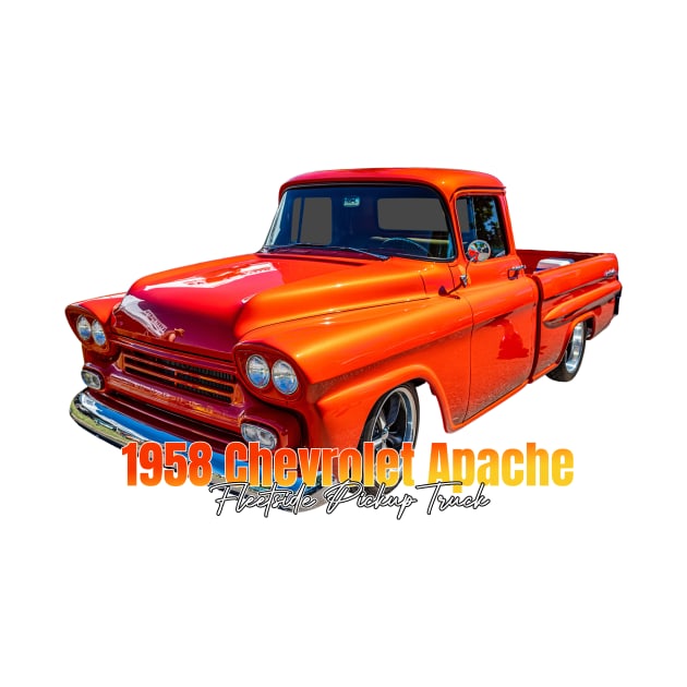 1958 Chevrolet Apache Fleetside Pickup Truck by Gestalt Imagery