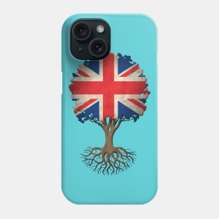 Tree of Life with Union Jack British Flag Phone Case