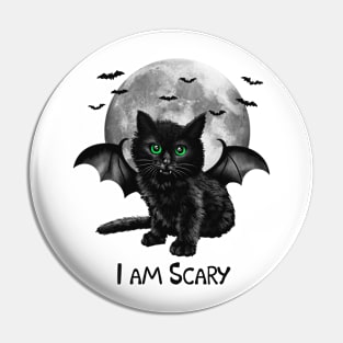 Scary Cat Pin