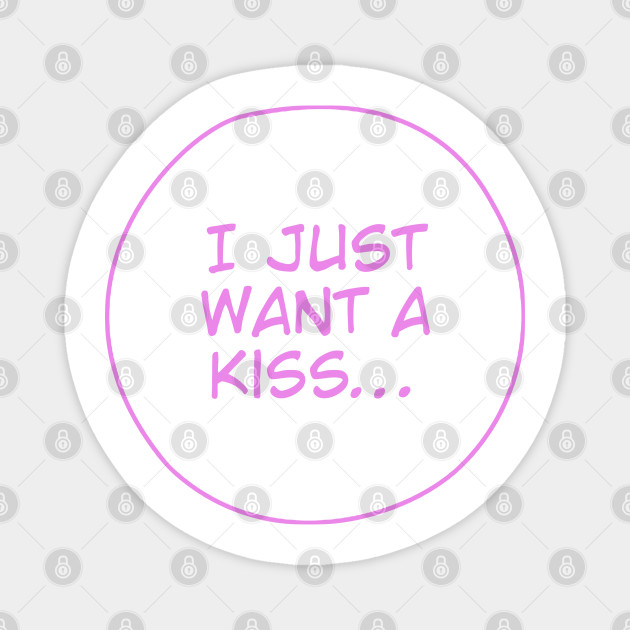 Kiss Me Manga Speech Bubble Magnet Teepublic