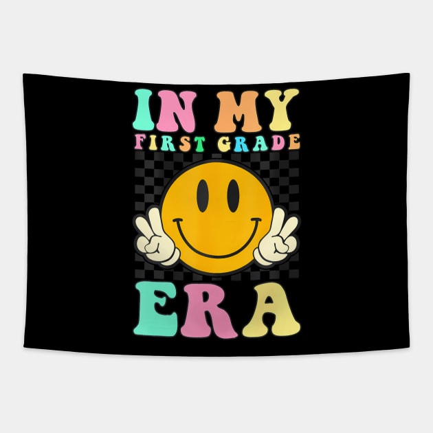 Teacher In My First Grade Era Back To School First Day Tapestry by BeliefPrint Studio