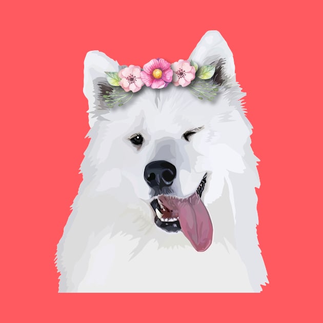 Pretty Samoyed Dog by thedailysoe