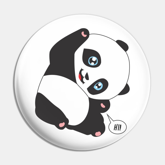 Panda Bear Say HI! Pin by culturageek