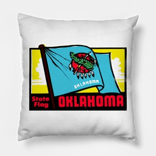 State of Oklahoma Flag Pillow