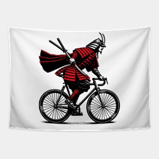 Cycling Japanese Warrior Tapestry