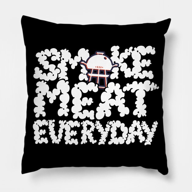 Smoke Meat Everyday Pillow by thingsandthings