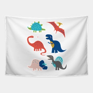 Our favorite dinosaurs Tapestry