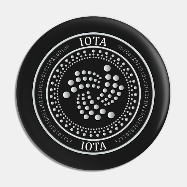 IOTA Crypto Coin Pin by cryptogeek
