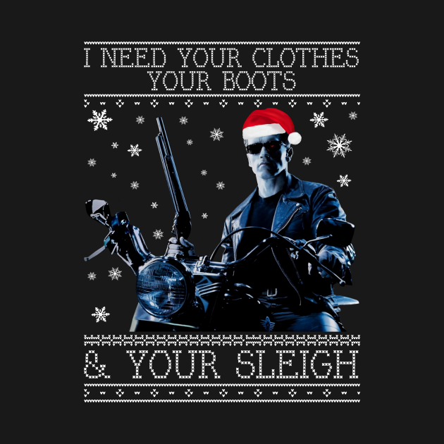 terminator christmas jumper