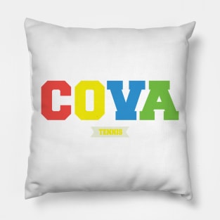 CoVA Tennis Brand Design Pillow