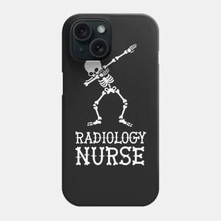 Dab dabbing skeleton radiology nurse Phone Case