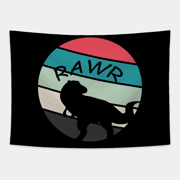 TREX RAWR Tapestry by amenwolf