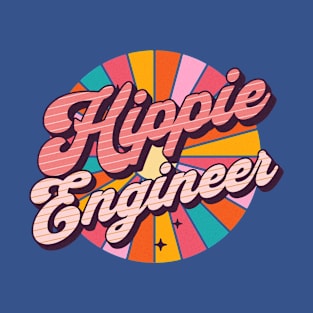 Hippie Engineer - Christmas Gifts For Engineers - Engineering Humor - Buy This T-Shirt