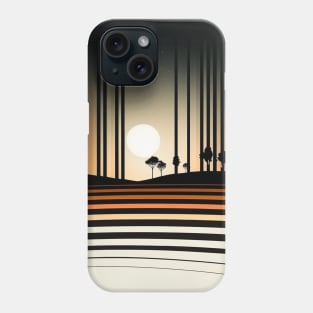 Minimalist Trees Phone Case