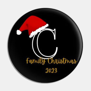 Christmass C Design Pin